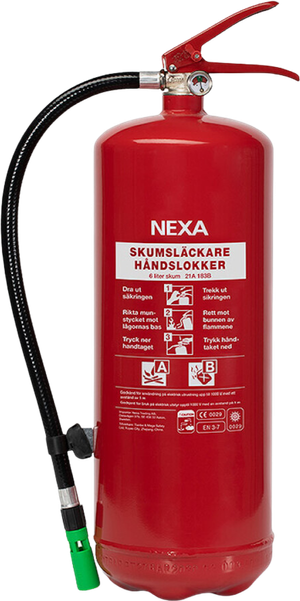 Brannslukningsapparat Nexa 21A 144B Skum 6L (NEXA)