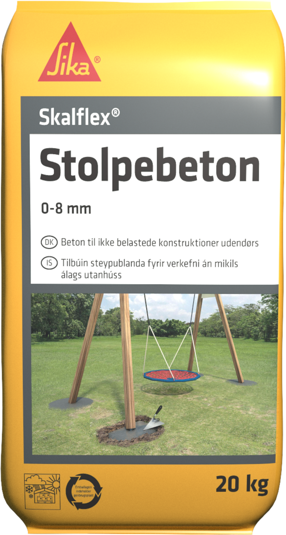 Tilbud på Skalflex Stolpebeton fra Davidsen til 100 kr.