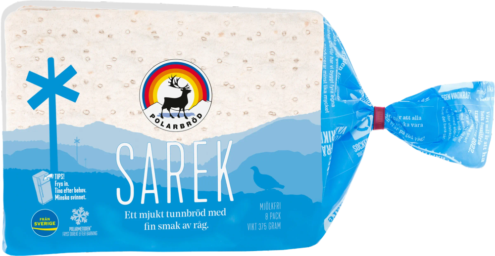 Erbjudanden på Tunnbröd Sarek (Polarbröd) från ICA Supermarket för 21 kr