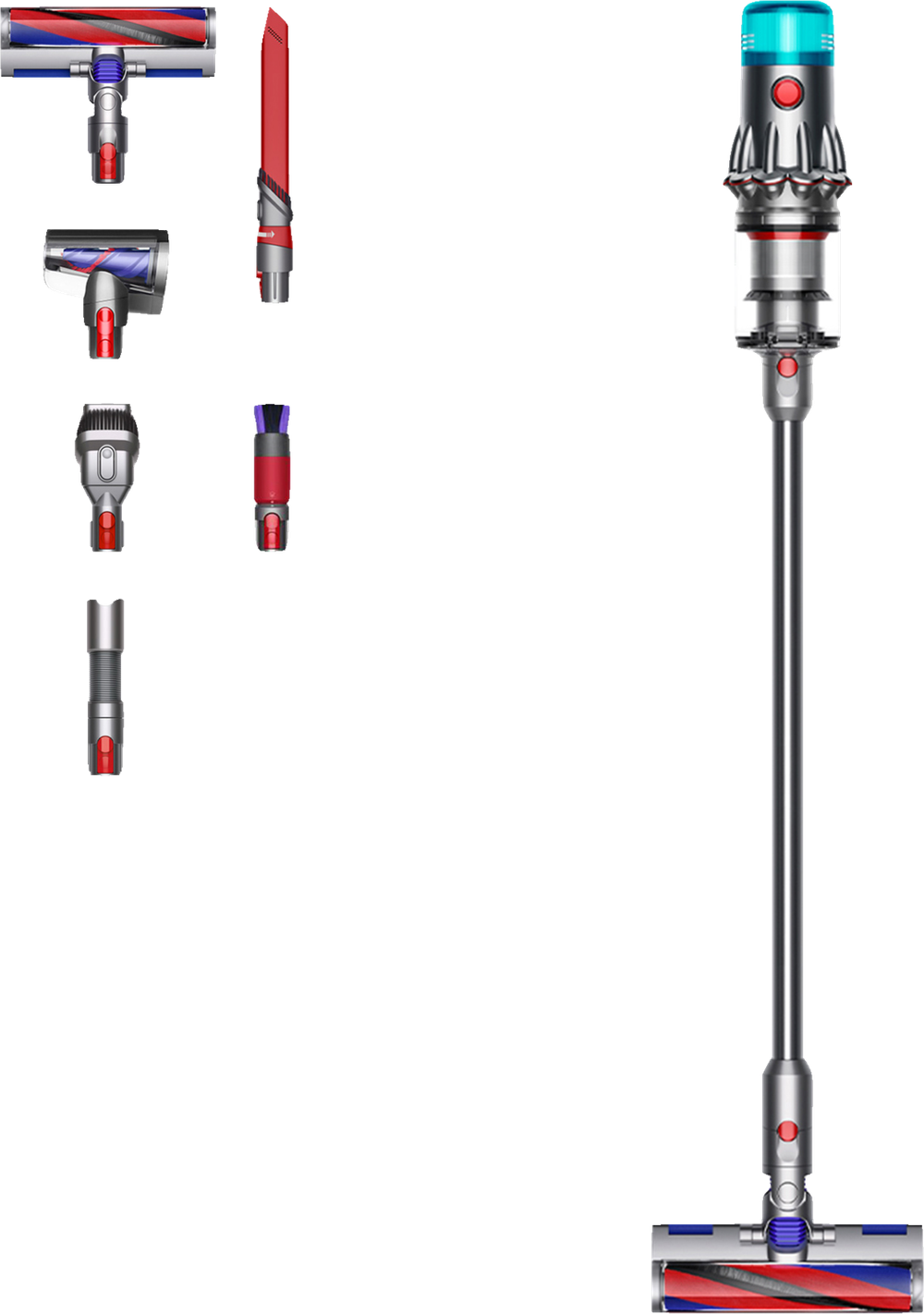 Tilbud på Dyson V12 Origin stangstøvsuger 492711-01 (nikkel/jern) fra Elgiganten til 3.440 kr.