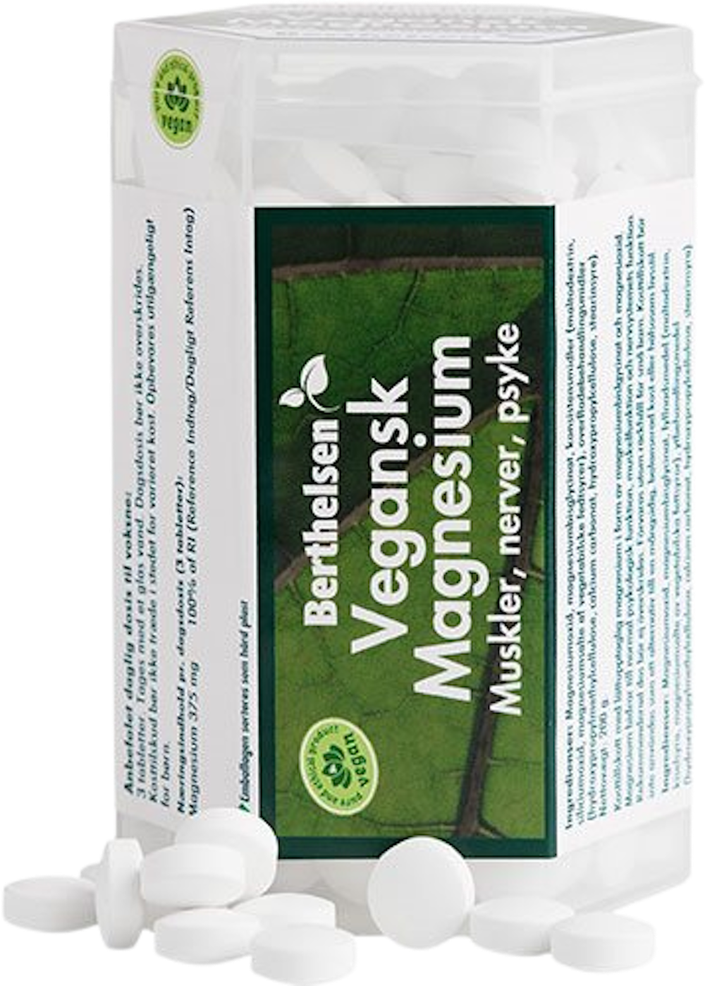 Tilbud på Magnesium vegansk (Berthelsen) fra Helsam til 275 kr.