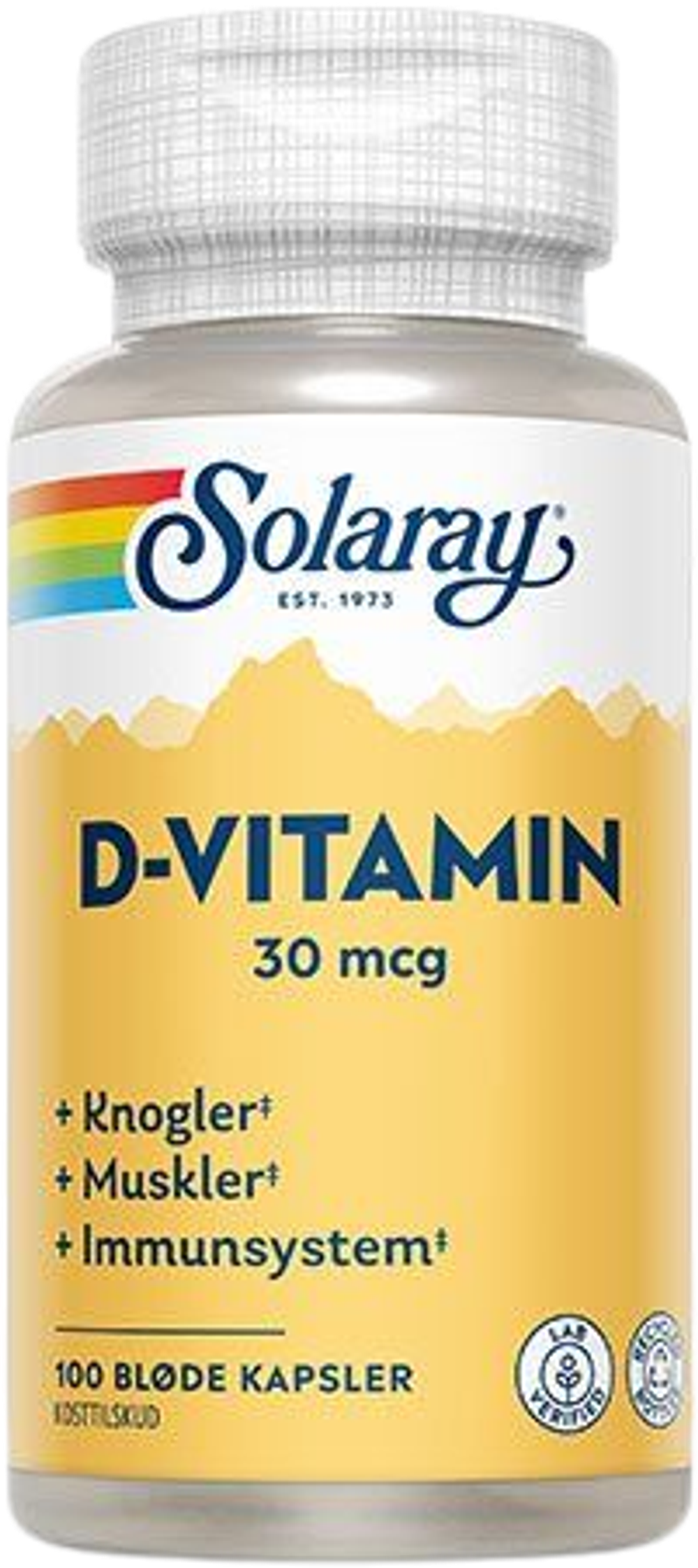 Tilbud på D-vitamin 30 mcg (Solaray) fra Helsam til 92 kr.