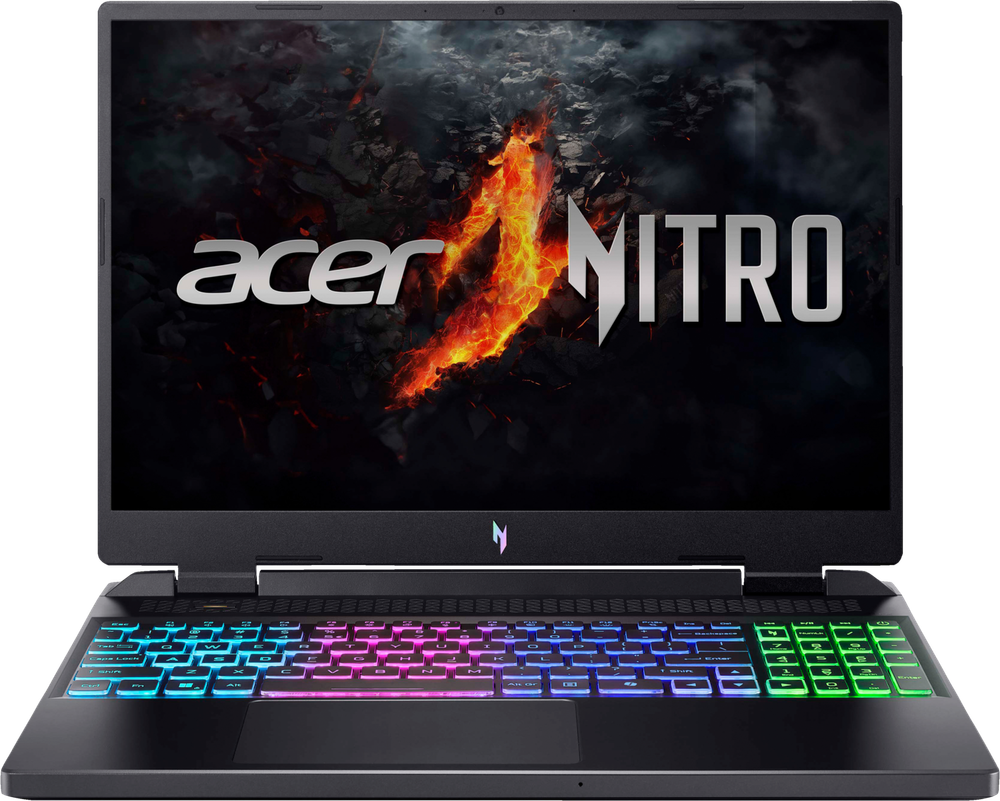 Tilbud på Acer Nitro 16 R7-7HS/16/512/4060/165Hz 16" bærbar gaming computer fra Elgiganten til 7.777 kr.