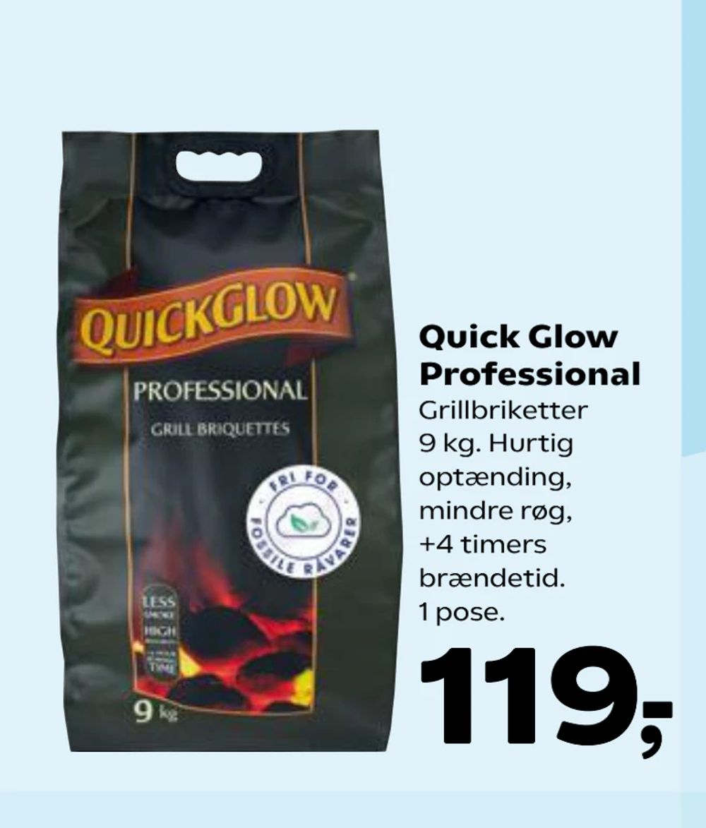 Tilbud på Quick Glow Professional fra Kvickly til 119 kr.