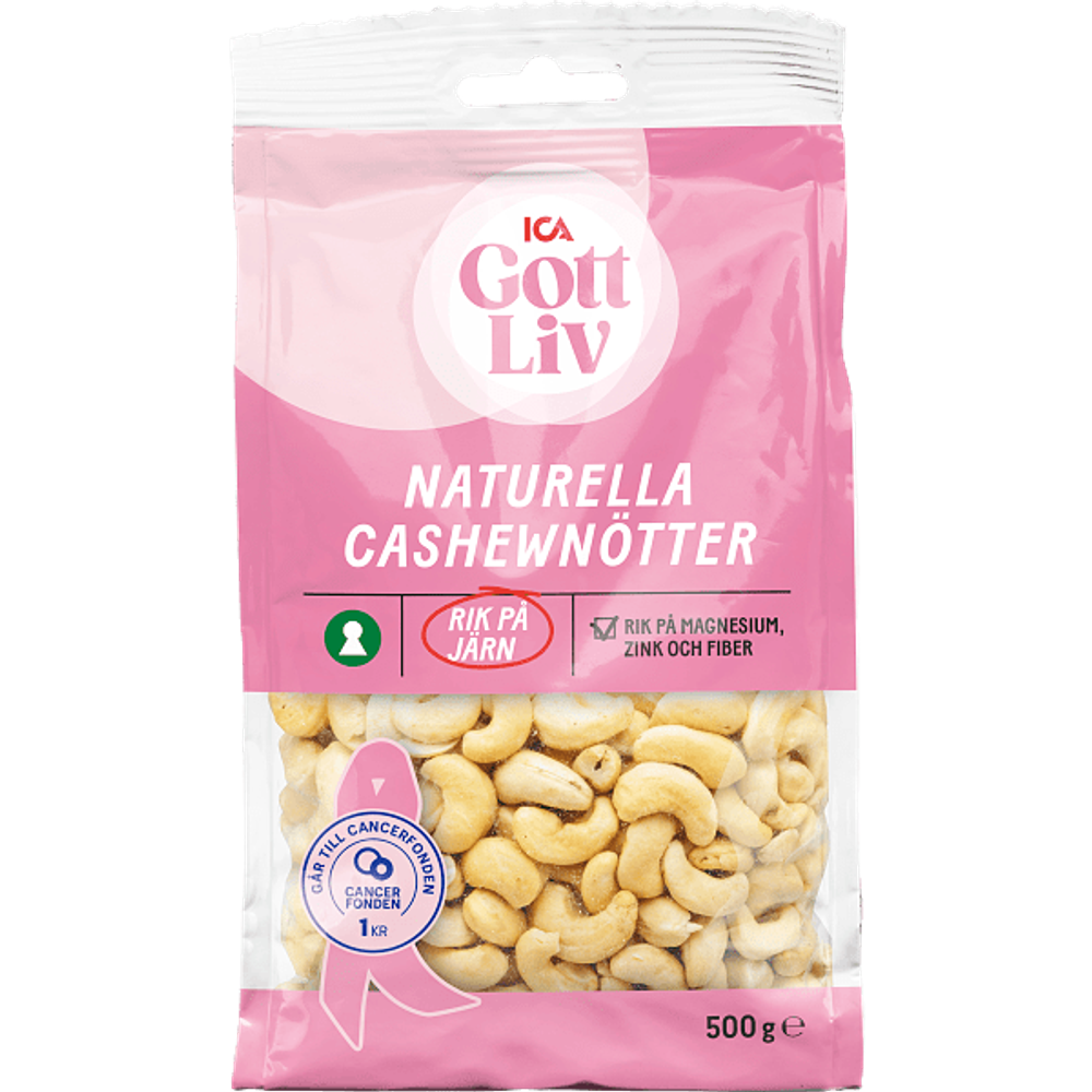 Erbjudanden på Cashewnötter från ICA Supermarket för 65 kr