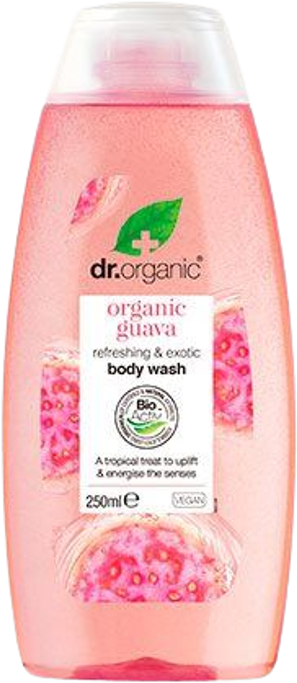 Tilbud på Guava Body Wash (Dr. Organic) fra Helsam til 72 kr.