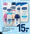 Sanex Deo roll-on, deo spray eller shampoo 50-250 ml