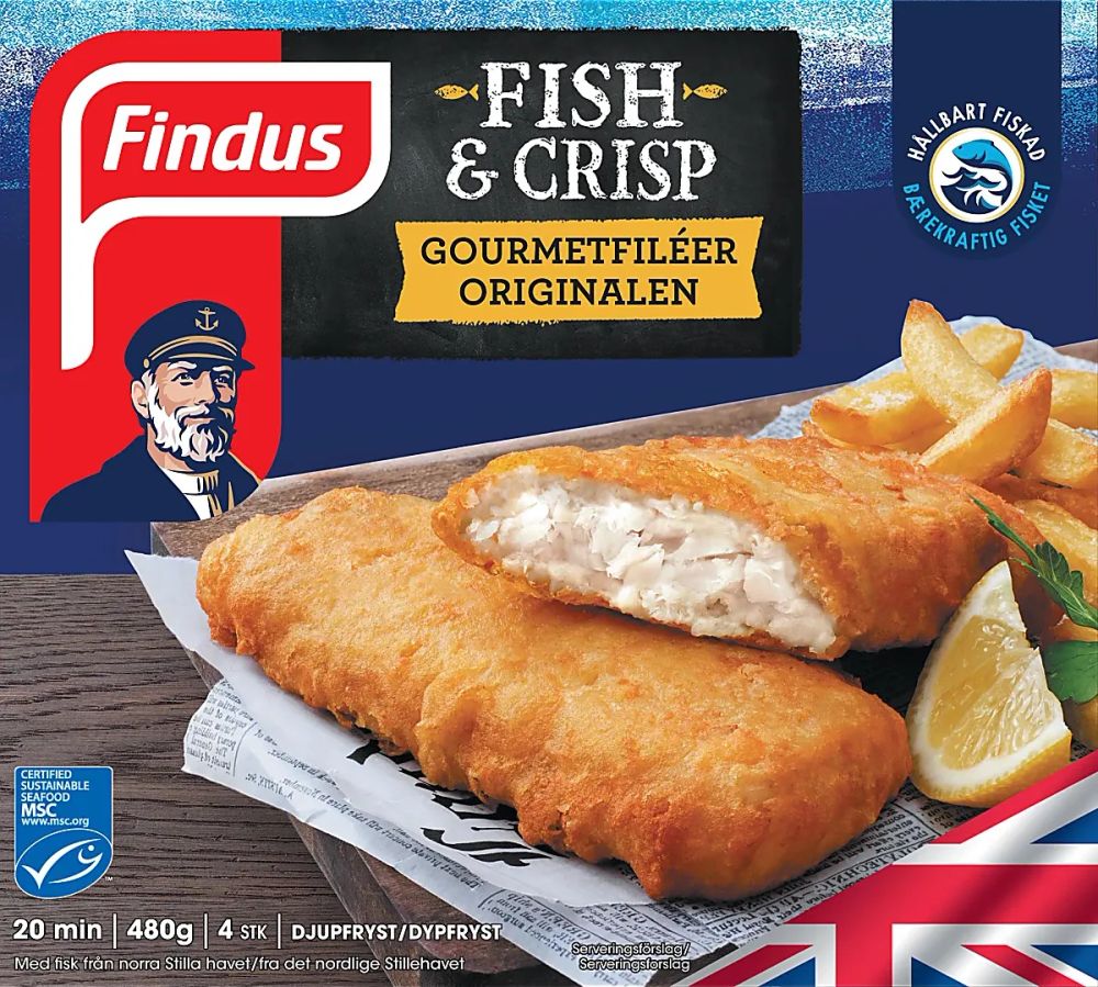 Erbjudanden på Fish & Crisp (Findus) från Coop X:-TRA för 54,90 kr