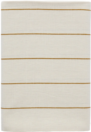 Södahl Line dug offwhite/gold 140 x 270 cm