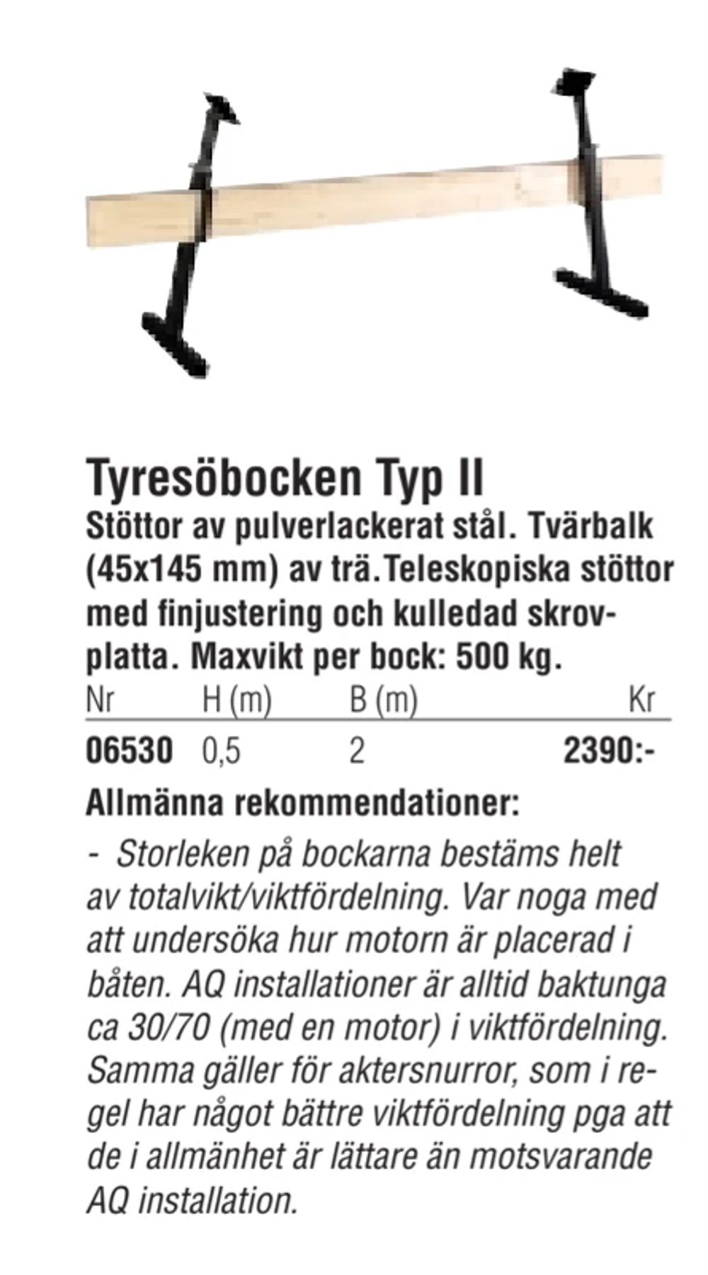 Erbjudanden på Tyresöbocken Typ II från Erlandsons Brygga för 2 390 kr