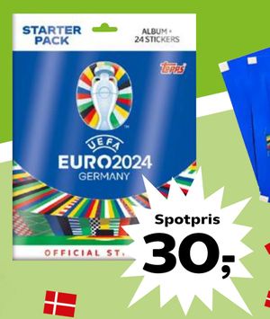 Topps UEFA EURO 2024™️ samlealbum og klistermærker