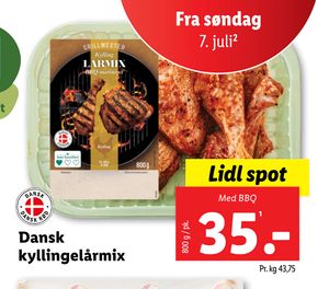 Dansk kyllingelårmix