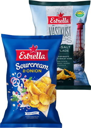 Chips, Västkustchips, Ringar och Bågar (Estrella)