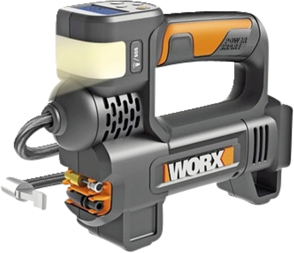 Tilbud på WORX KOMPRESSOR MED LAMPE 20V (Worx) fra XL-BYG til 499 kr.