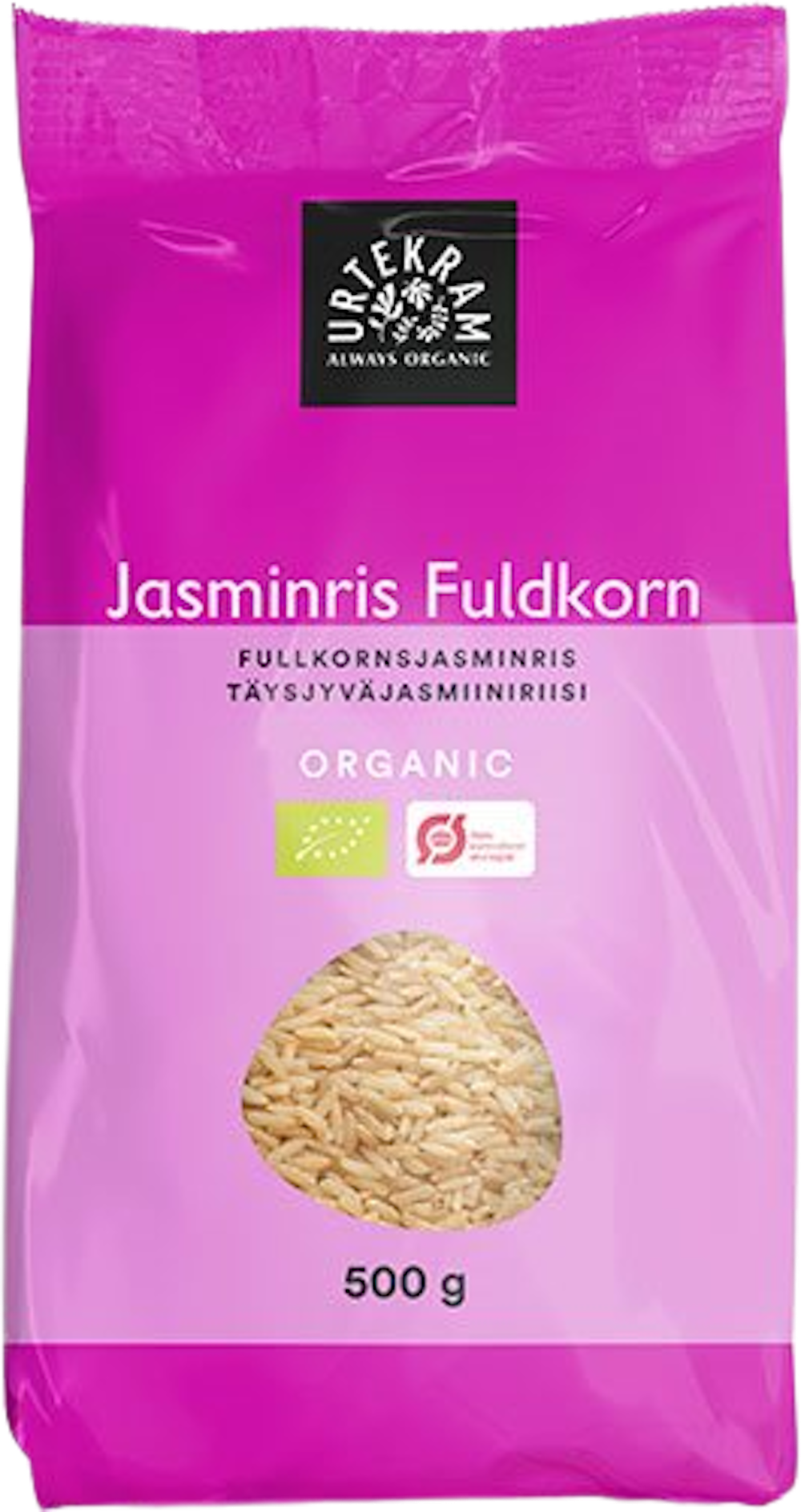 Tilbud på Jasmin ris fuldkorn Øko (Urtekram) fra Helsam til 25,95 kr.