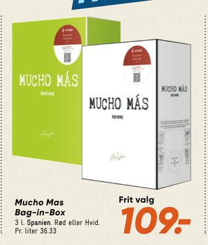 Mucho Mas Bag-in-Box