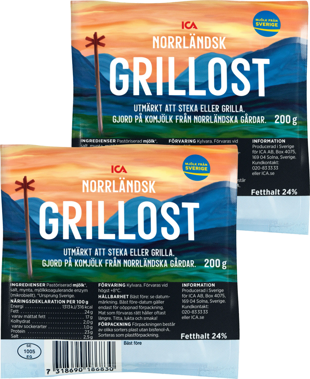 Erbjudanden på Svensk Grillost (ICA) från ICA Nära för 45 kr