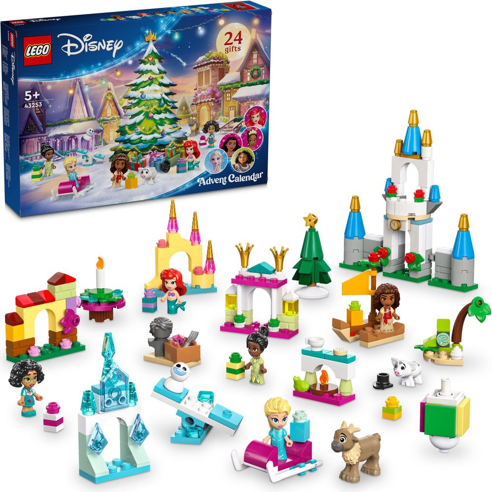 Tilbud på LEGO Disney Princess 43253 Julekalender 2024 fra ComputerSalg til 271 kr.