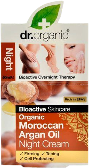 Night cream argan (Dr. Organic)