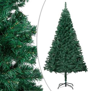 Kunstigt juletræ med tykke grene 180 cm PVC grøn