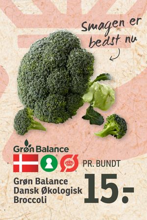 Grøn Balance Dansk Økologisk Broccoli