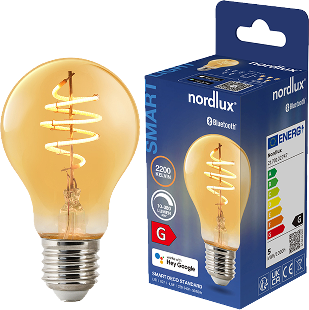 Tilbud på Nordlux Smart Spiral LED pære fra Davidsen til 83 kr.