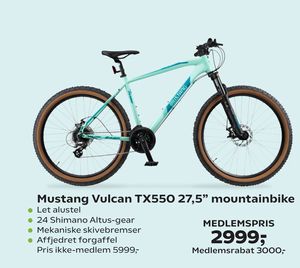Mustang Vulcan TX550 27,5” mountainbike