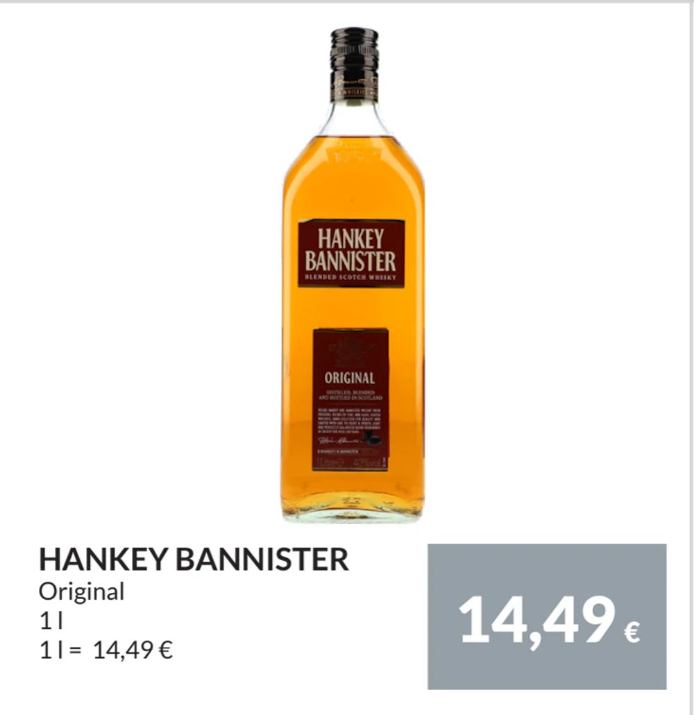 Erbjudanden på HANKEY BANNISTER från Nielsen Scan-Shop för 14,49 €