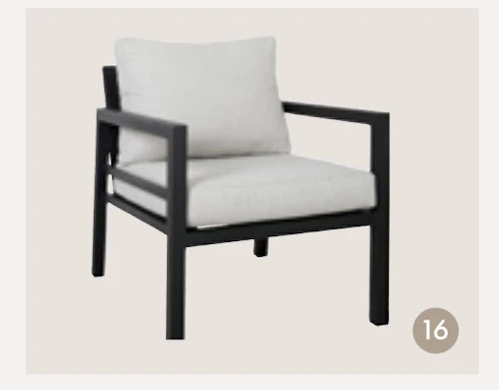 Tilbud på Isabella stol svart/sand fra Fagmøbler til 4 620 kr