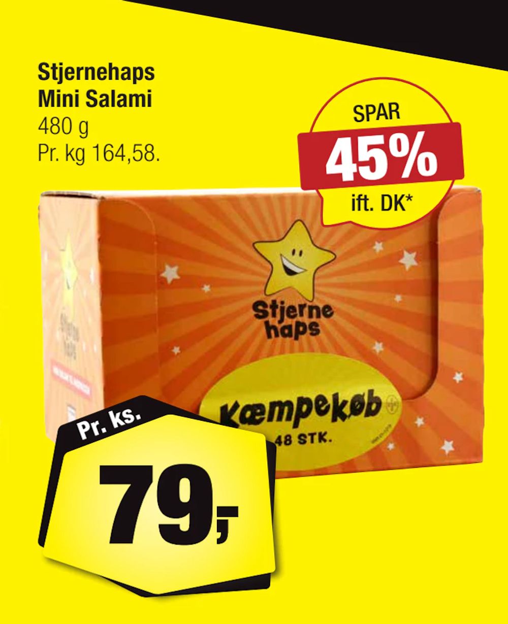 Tilbud på Stjernehaps Mini Salami fra Calle til 79 kr.
