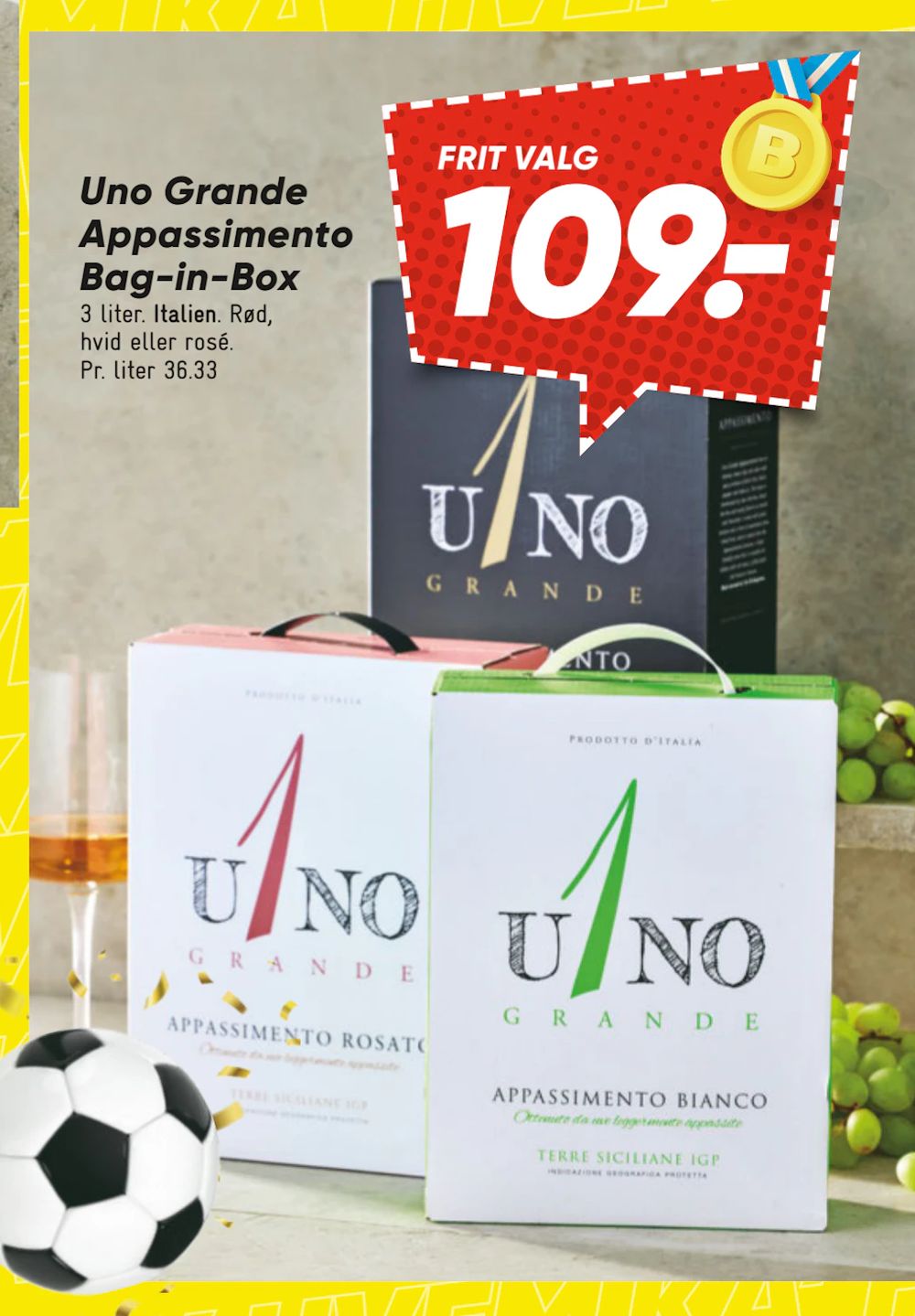 Tilbud på Uno Grande Appassimento Bag-in-Box fra Bilka til 109 kr.