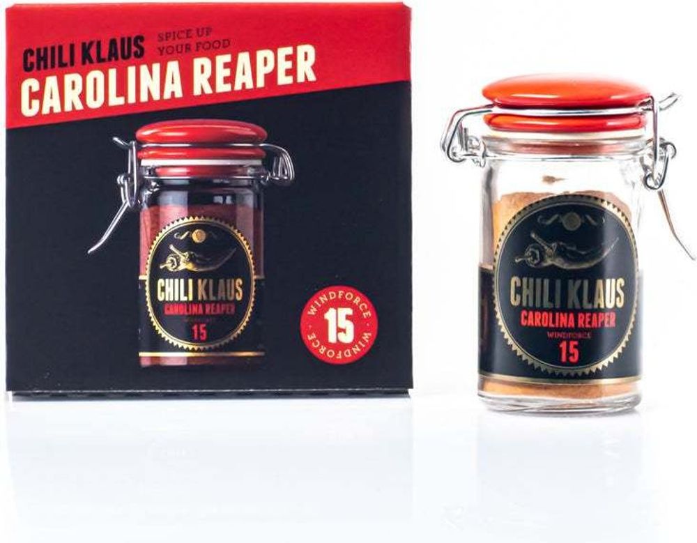 Tilbud på Chili Klaus - Carolina Reaper - chili pulver fra ComputerSalg til 179 kr.