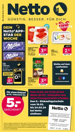 1 Cent Knaller bei Netto ( gelb ) - diese Woche- ab 30 Euro Einkauf