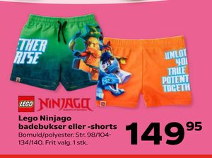 Lego Ninjago badebukser eller -shorts