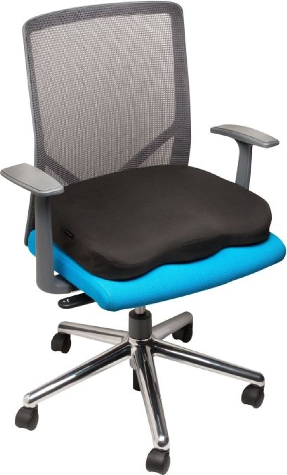 Tilbud på Siddepude Kensington Ergonomic Memory Foam Seat Cushion - sort fra ComputerSalg til 378 kr.