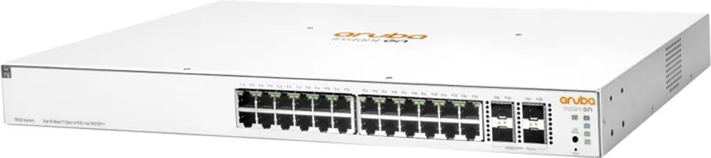 Tilbud på HPE Networking Instant On 1930 24G Class4 PoE 4SFP/SFP+ 195W Switch - Switch - L3 - Administreret - 24 x 10/100/1000 (PoE) + 4 x 1 Gigabit / 10 Gigabi fra ComputerSalg til 2.639 kr.