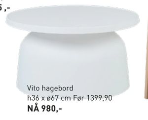 Vito hagebord h36 x ø67 cm