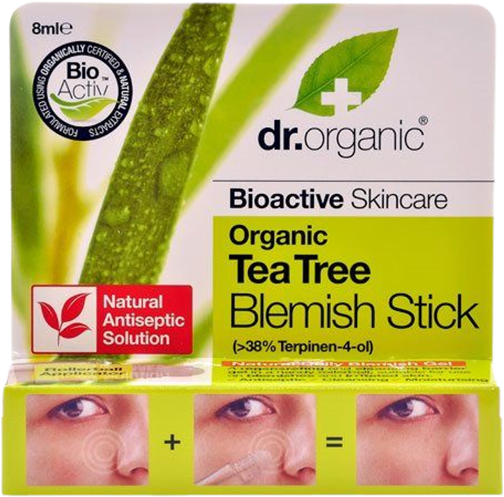 Tilbud på Blemish Gel Stick Tea Tree (Dr. Organic) fra Helsam til 56 kr.