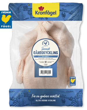 Färsk hel kyckling (Kronfågel)