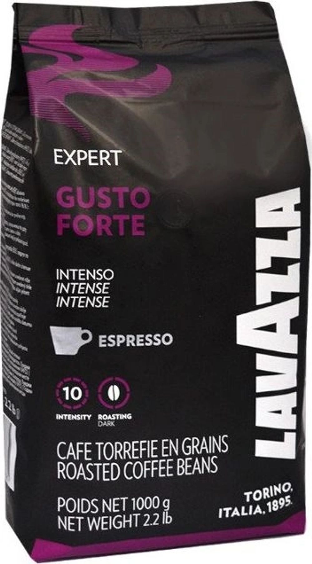 Tilbud på Lavazza Expert Gusto Forte 1000g - kaffebønner fra ComputerSalg til 89 kr.