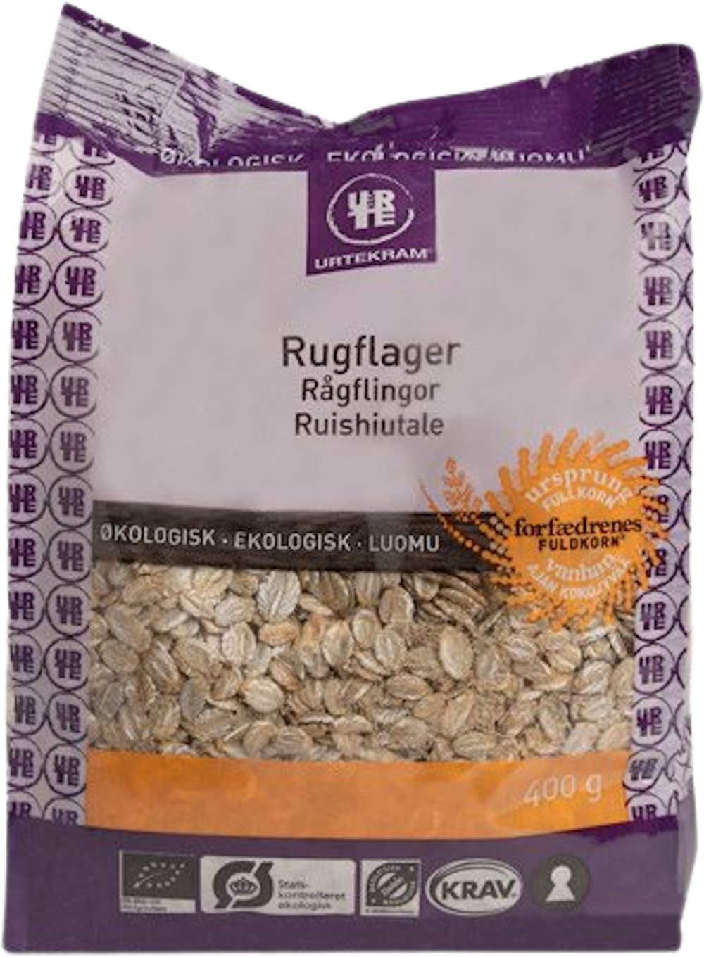 Tilbud på Rugflager Øko (Urtekram) fra Helsam til 19,95 kr.