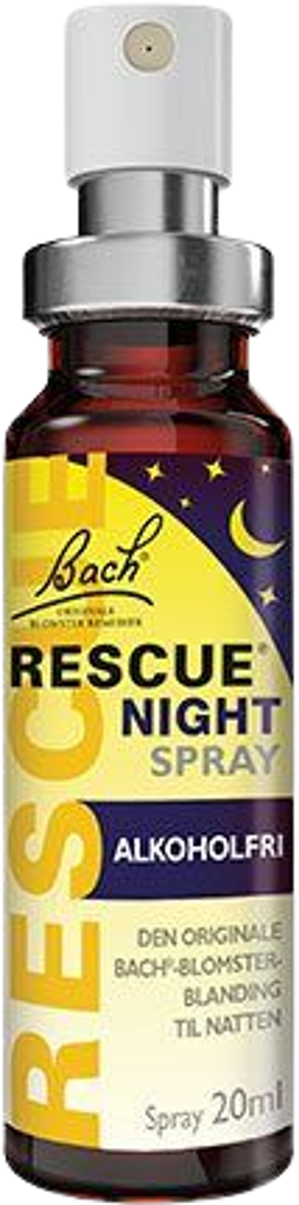 Tilbud på Bach Rescue Night Spray (Bach Originale Blomsterremedier) fra Helsam til 239,95 kr.