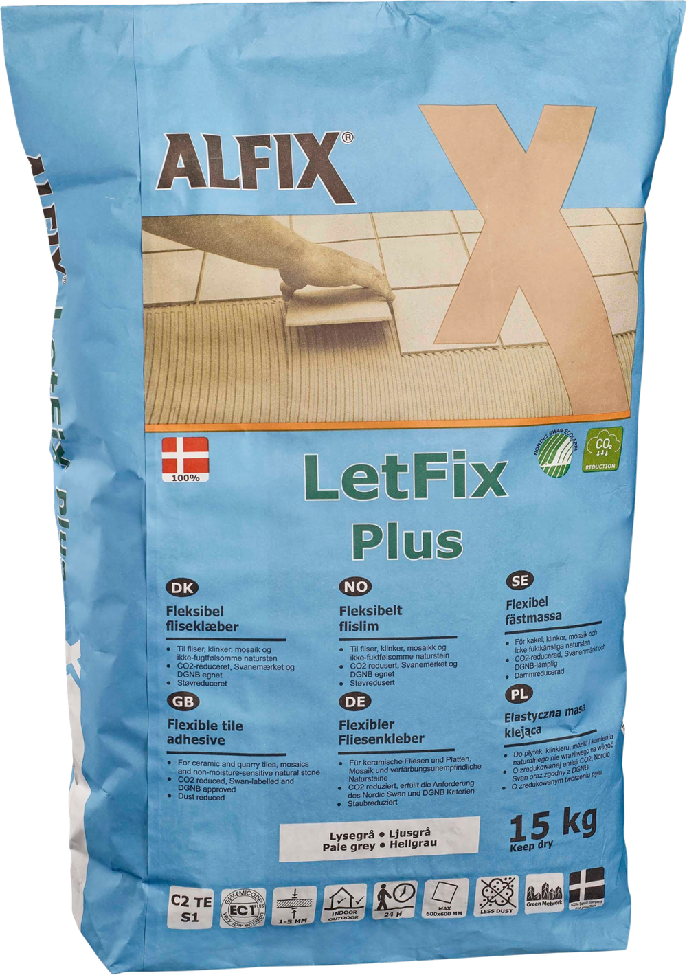 Tilbud på Alfix LetFix Plus Fliseklæber fra XL-BYG til 249 kr.