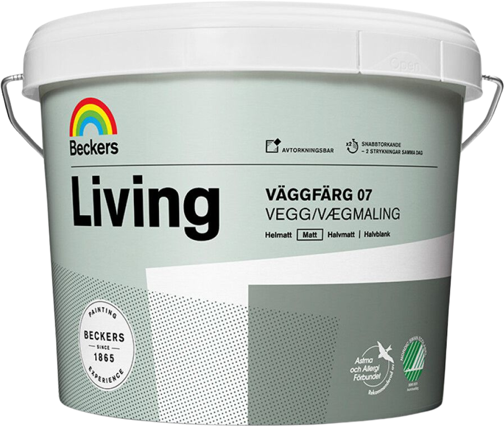 Erbjudanden på Väggfärg Beckers Living Matt Antikvit 10L (BECKERS) från BAUHAUS för 799 kr