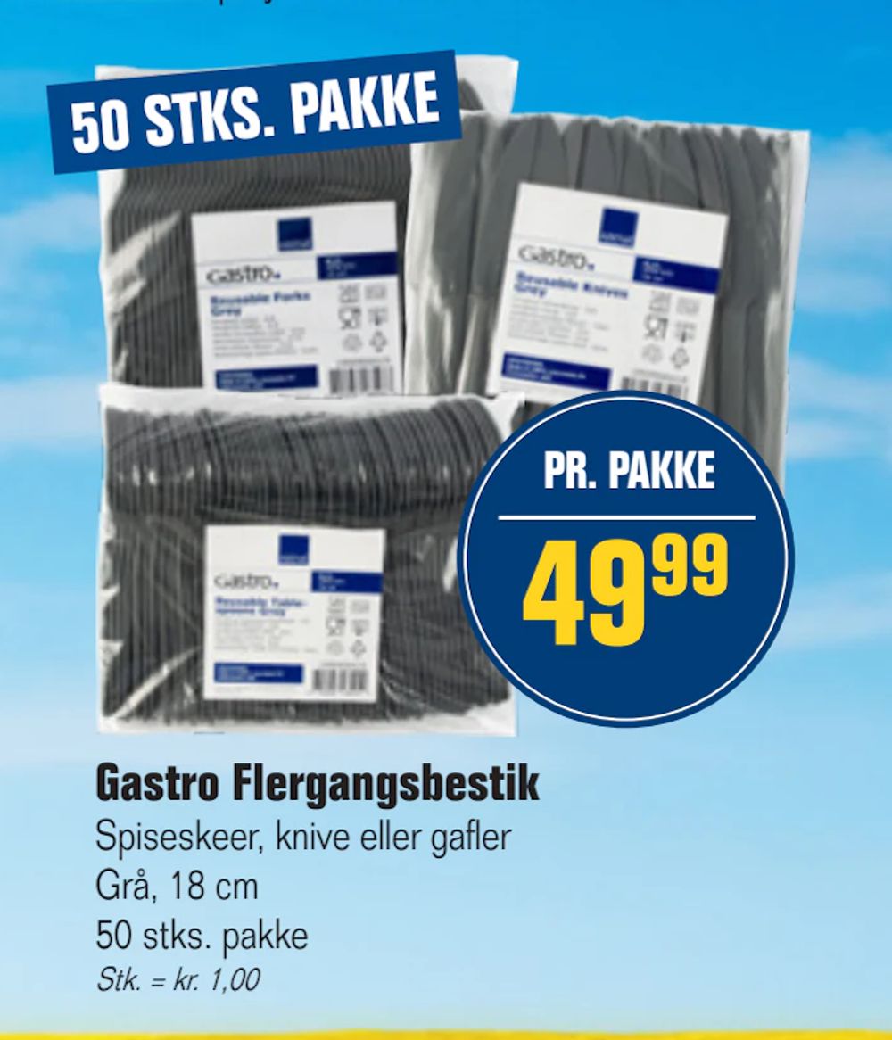 Tilbud på Gastro Flergangsbestik fra Otto Duborg til 49,99 kr.