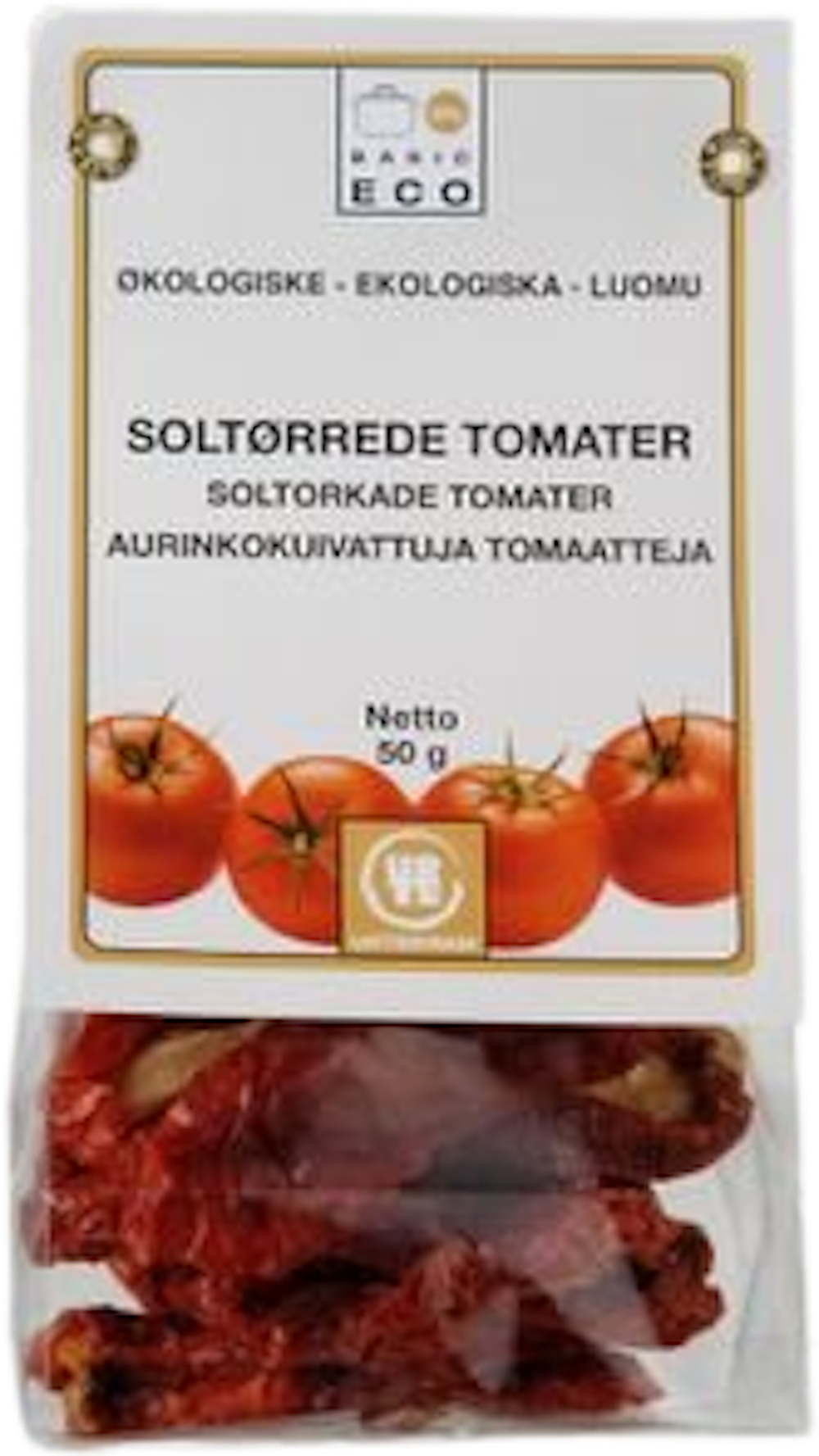 Tilbud på Tomater soltørrede Øko (Urtekram) fra Helsam til 19,95 kr.