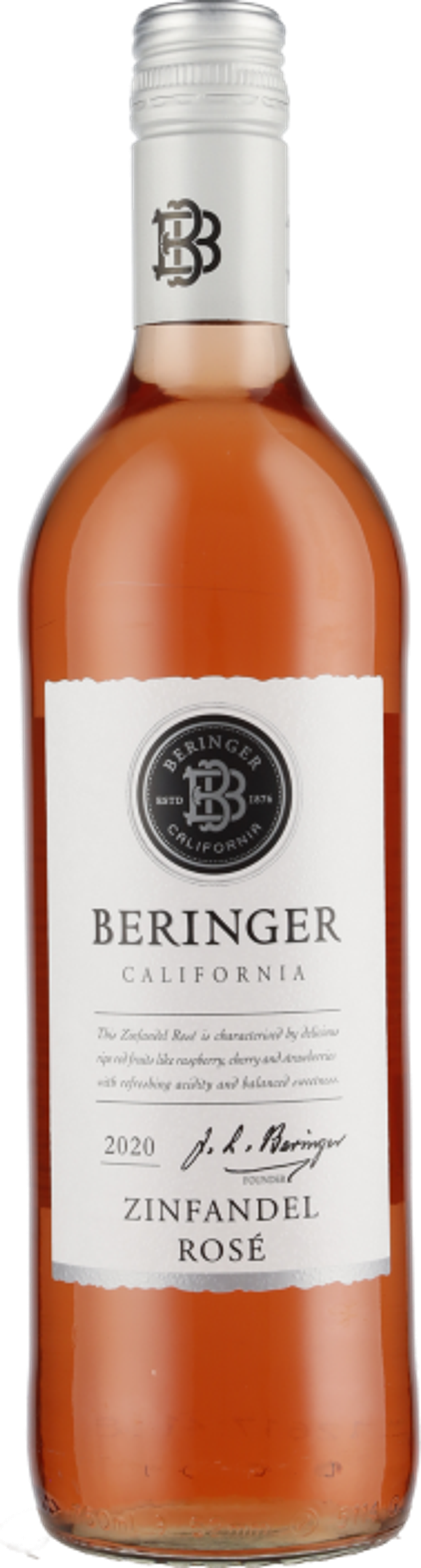 Tilbud på Beringer Classic Zinfandel Rosé (2020) fra MENY Vin til 50 kr.