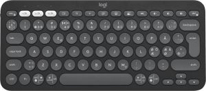 Logitech® | Pebble Keys 2 (K380s) - Tastatur - Bluetooth, 2.4 GHz - Nordisk layout - Tonal-Graphite