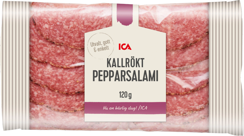 Erbjudanden på Pepparsalami (ICA) från ICA Supermarket för 23,90 kr