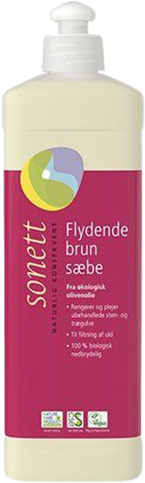 Brun sæbe flydende (Sonett)